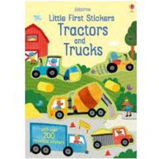 Usborne LITTLE First Sticker - Tractors and Trucks
