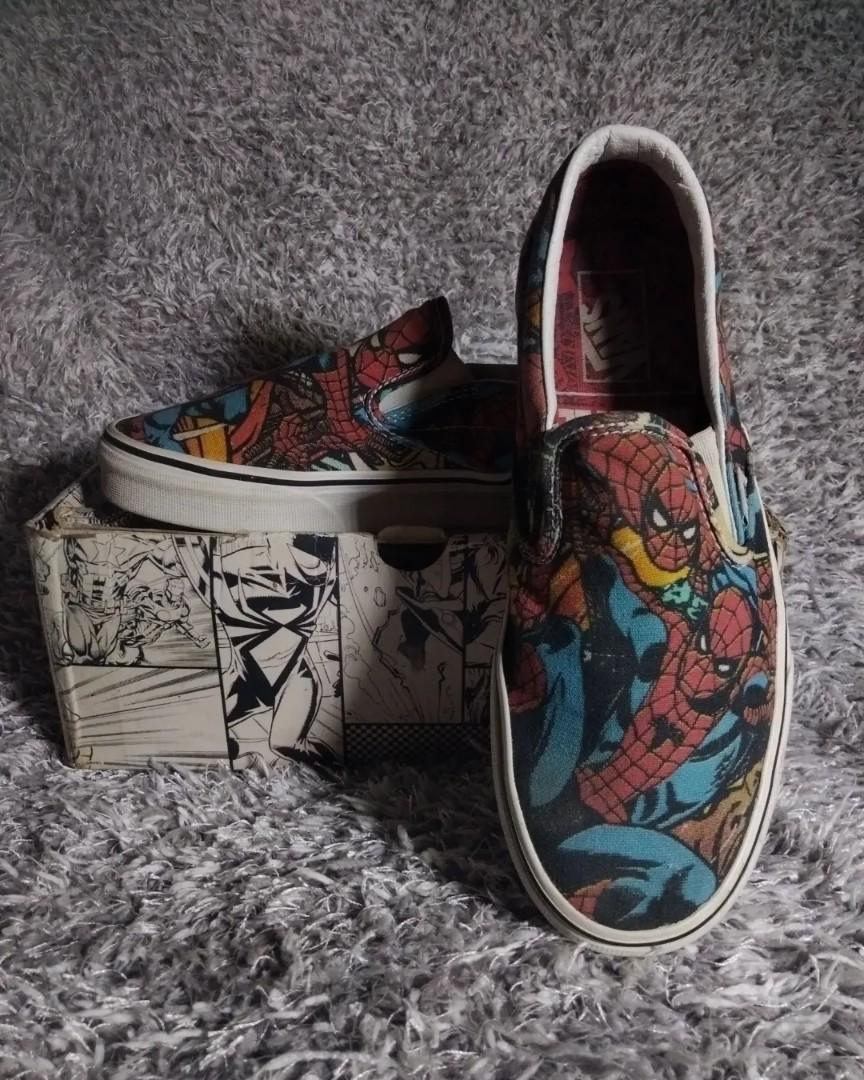 Sepatu vans online marvel spider man