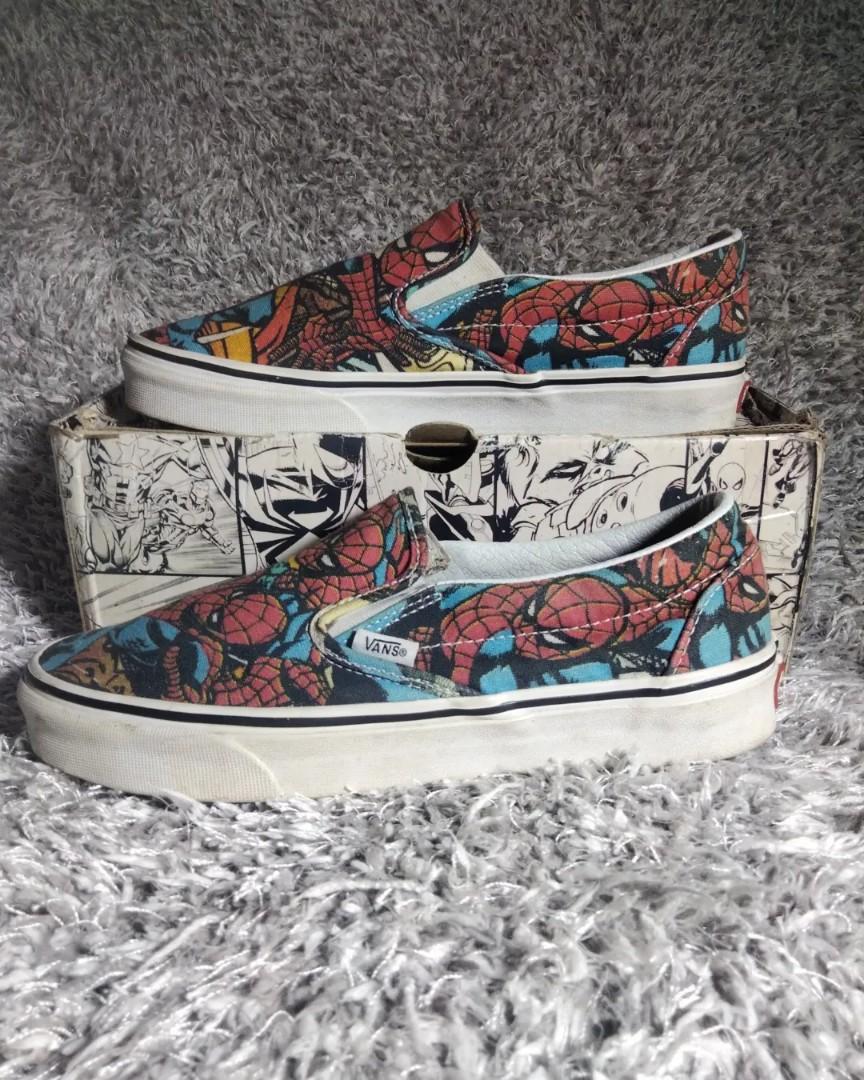 Sepatu vans marvel sales spider man