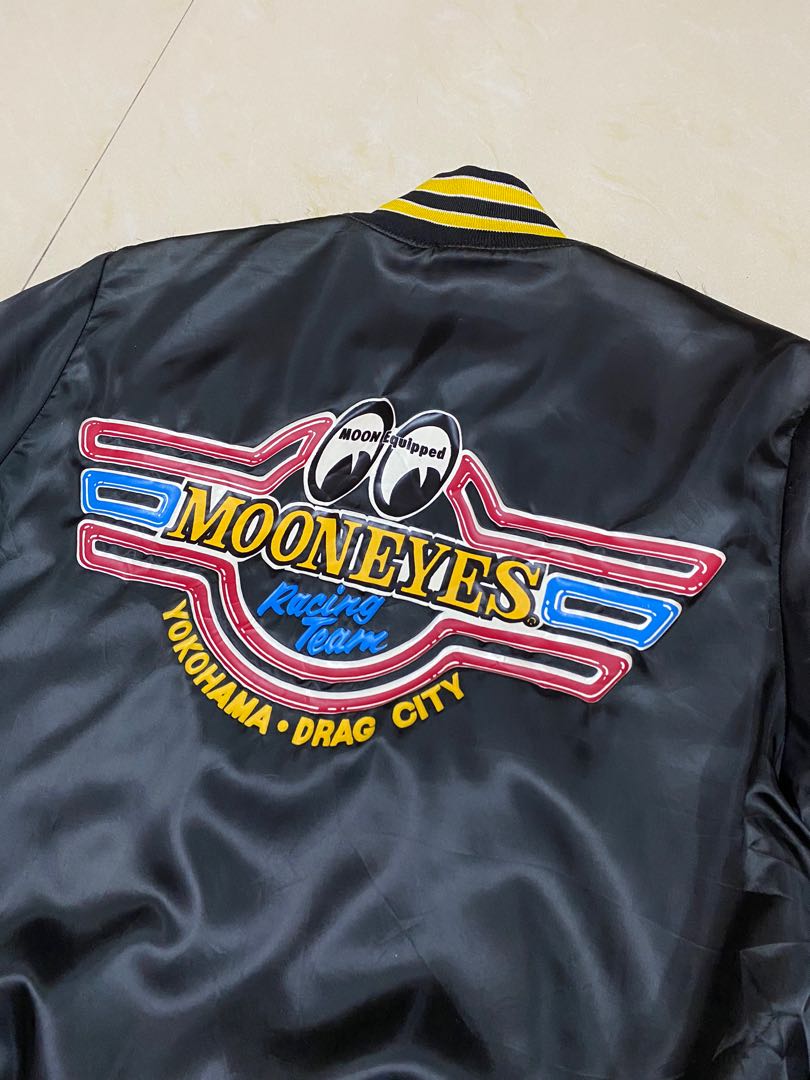Vintage Mooneyes Racing Team Made In Usa Jacket, Men's Fashion, Coats ...