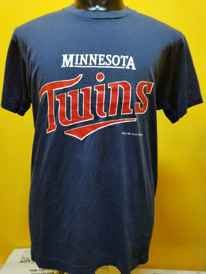Vintage Twins MLB, Men&rsquo;s Fashion, Tops & Sets, Tshirts & Polo Shirts on