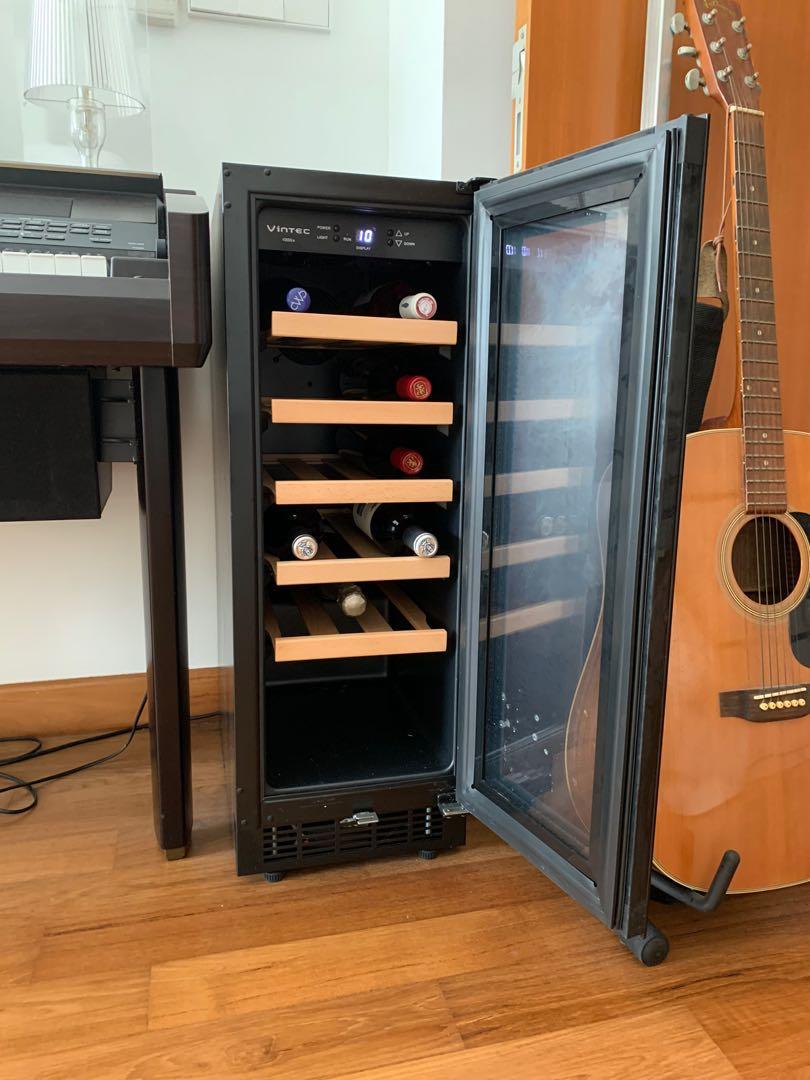 Vintec wine chiller V20SGEBK Furniture Home Living Furniture Shelves Cabinets Racks on Carousell