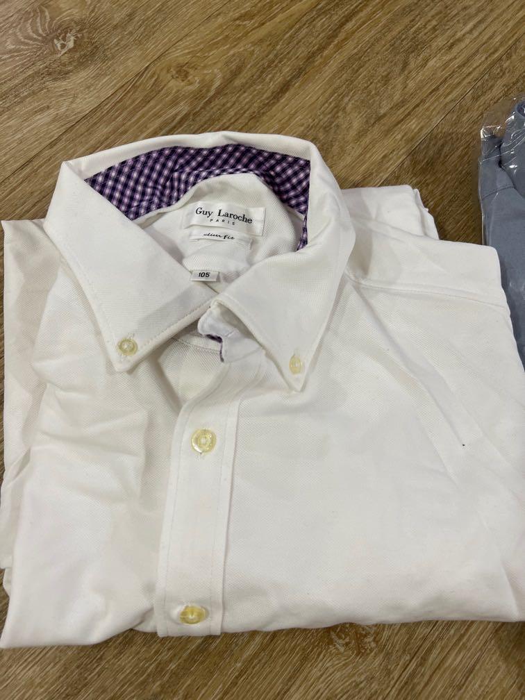 White and blue Shirt, Men