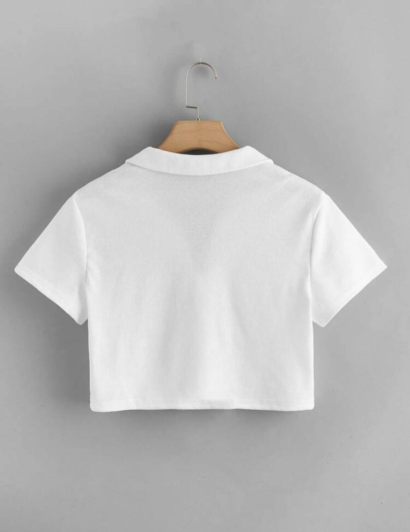 Cheap white crop tops online
