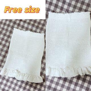 Women white skirt