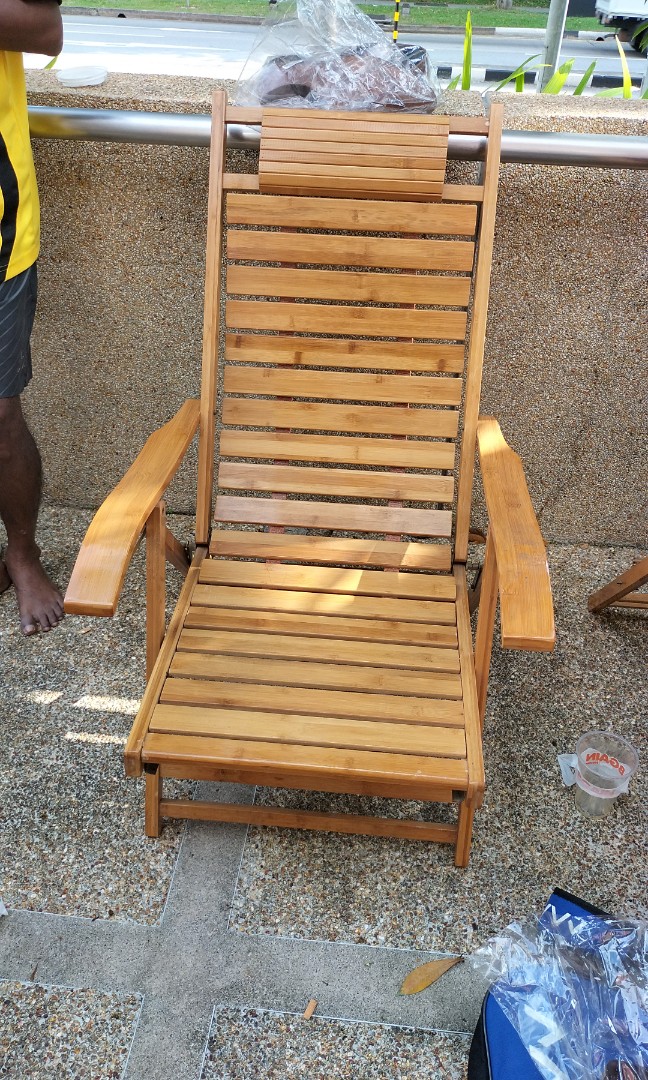 Wooden easy chair olx deals