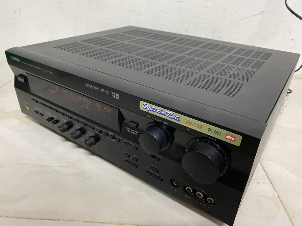 YAMAHA RX V795A 收音/AV環繞擴大機 家庭劇院 7.1聲道 (DTS、AC3、PCM)有全新代用遙控器, 耳機及錄音音訊設備