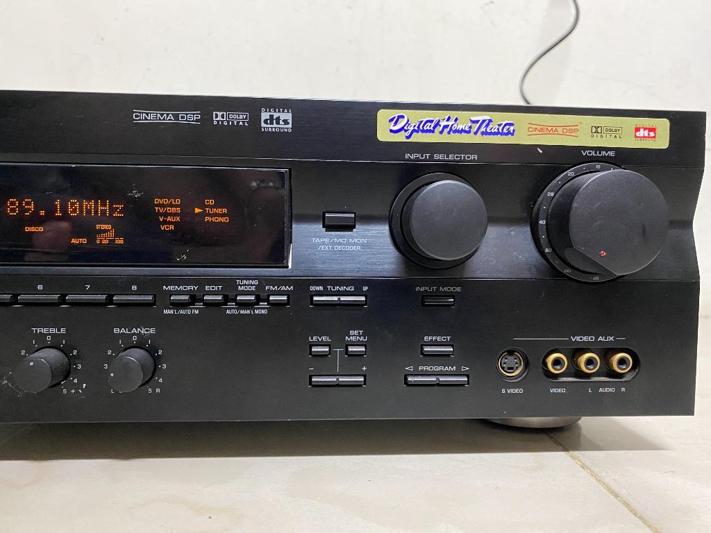 YAMAHA RX V795A 收音/AV環繞擴大機 家庭劇院 7.1聲道 (DTS、AC3、PCM)有全新代用遙控器, 耳機及錄音音訊設備
