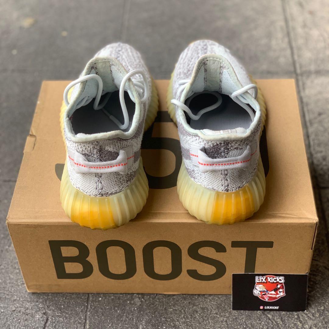 yeezy blue tint sole yellow