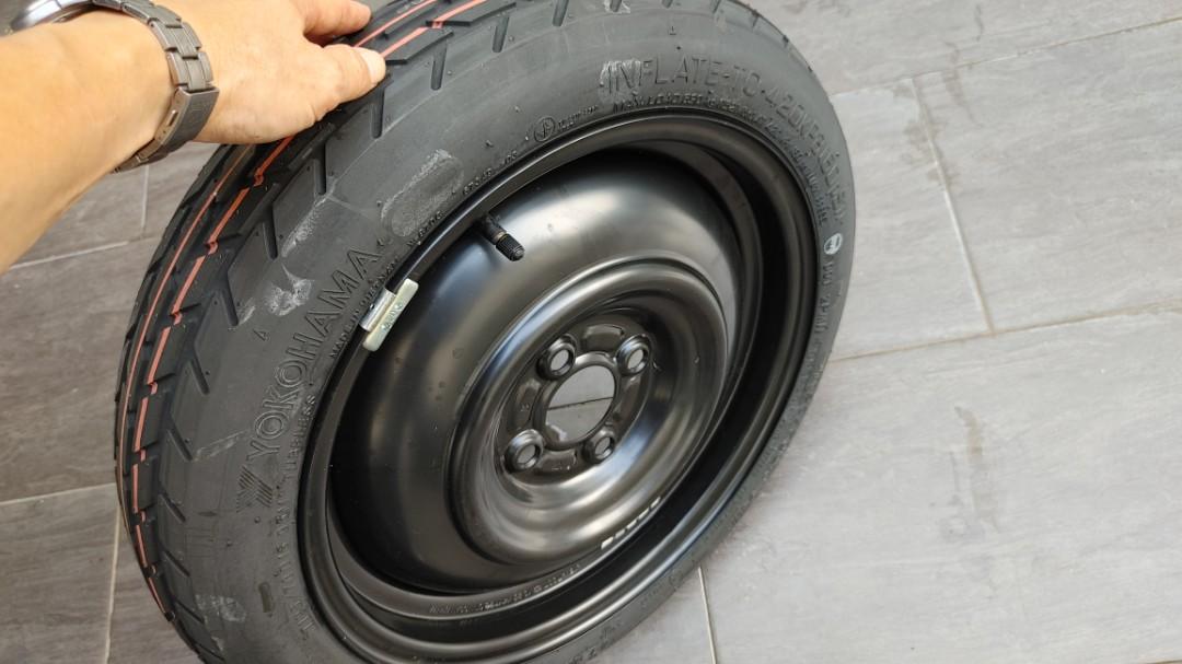 Yokohama spare tyre with rim, Auto Accessories on Carousell