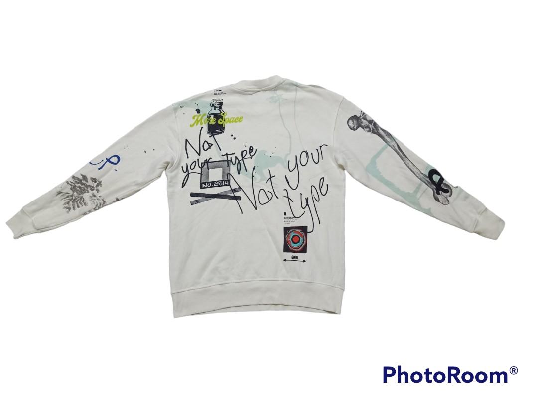 Zara Graffiti Sweatshirt made in Portugal