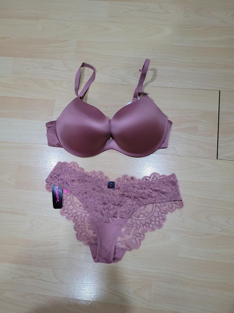 Victoria Secret pink 36C&L bikini set.38C front clip bra ,36D La senza sexy  push up bra,Pure white push up bodysuit size S