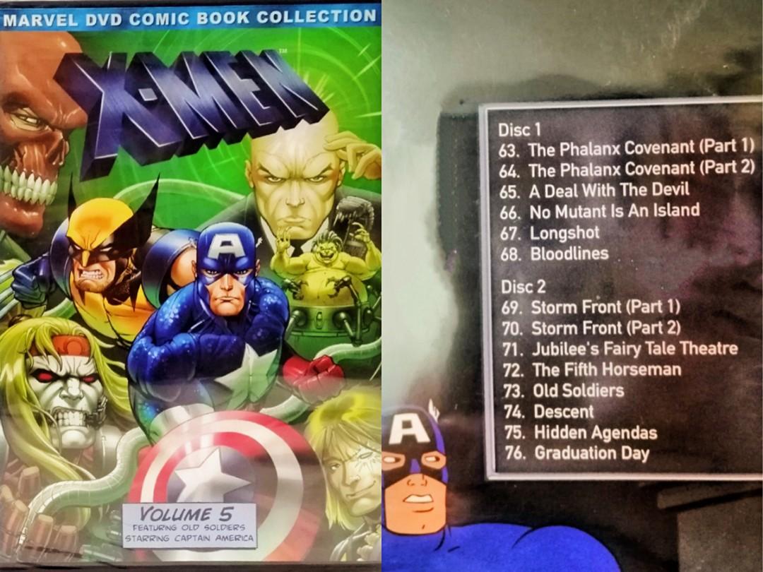 共76集)⛺ X-Men Vol 1-5/X戰警90's TV Series Animated Comic Book