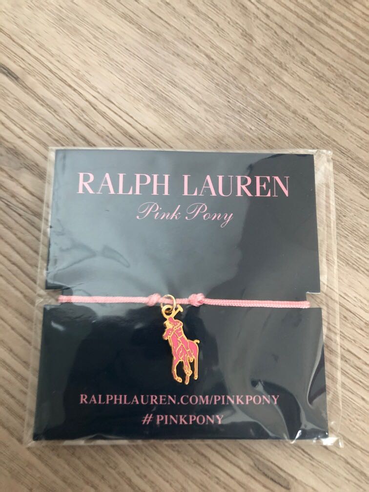 Ralph lauren pink pony bracelet sale
