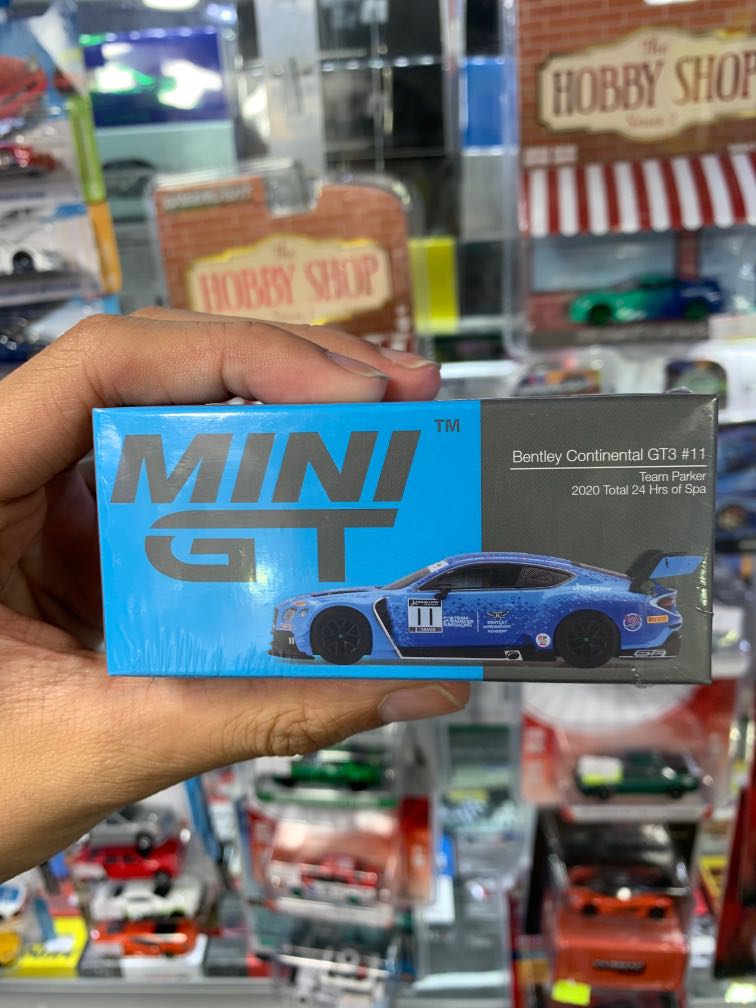 本月新車！ MiniGT 1:64 335 Bentley Continental GT3 #11 “Team Parker” (2020 Total  24 Hrs of Spa) (RHD)