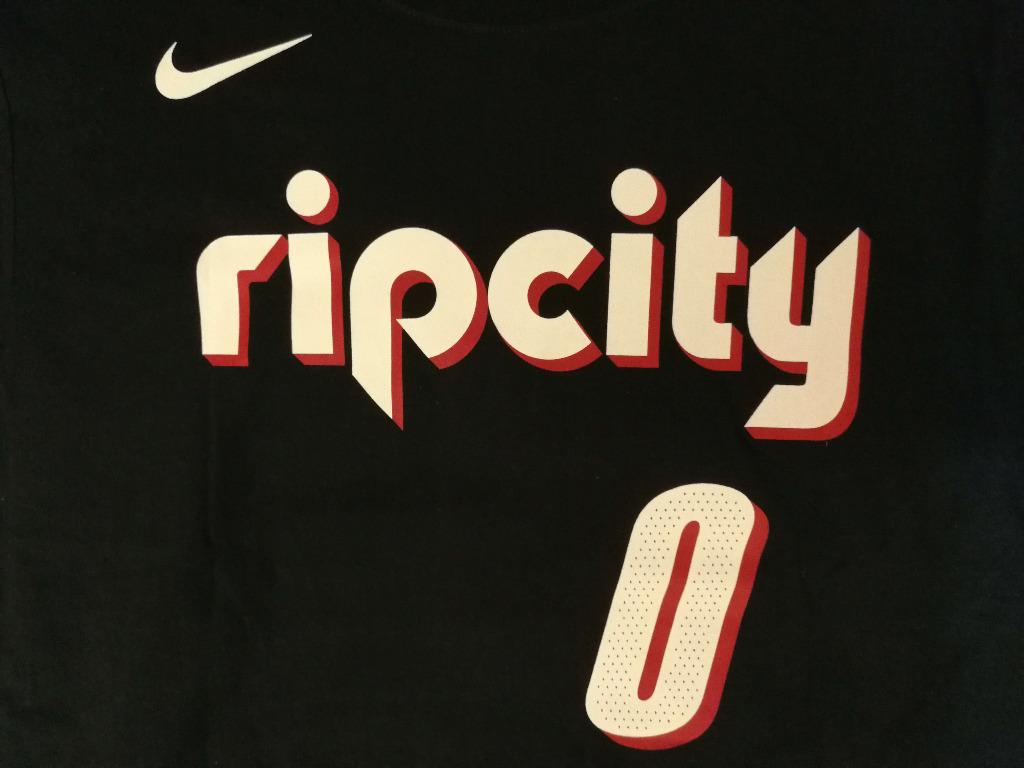 (全新現貨) Nike NBA 波特蘭拓荒者 Damian Lillard 21/22 城市版 背號短T (Sz. M) 照片瀏覽 5