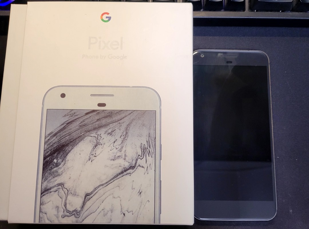 初代/一代Pixel xl 32gb 黑色、無限google photo、美版, 手提電話