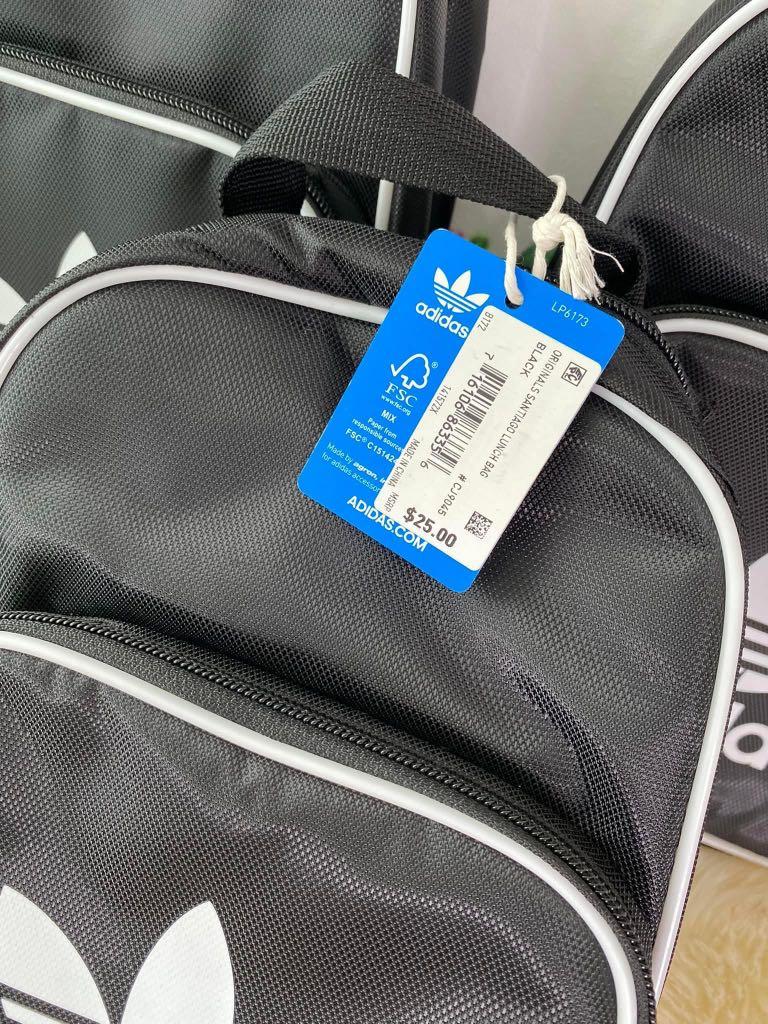 adidas Santiago Black & White Lunch Bag