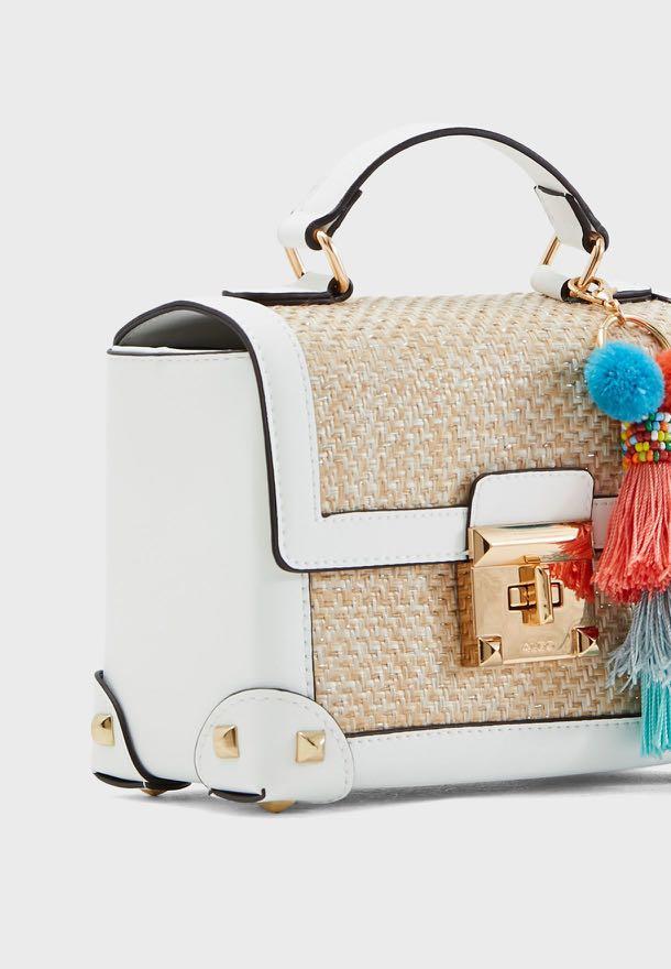 Aldo on sale straw bag