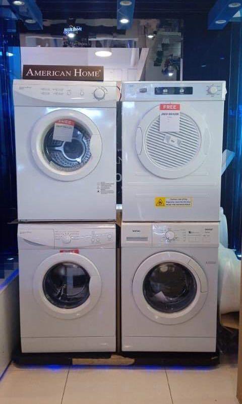 AMERICAN HOME FRONT LOAD WASHER AND DRYER (Category: Washing Machines and Dryers) located in Quezon City. Submitted by annys.online (Listing ID 1165604645, Image 2). Description: AMERICAN HOME FRONT LOAD WASHER AND DRYER AWFLD-181208G Cash; 33,000 AWFLD-180804G Cash; 26,900 AWFLD-S1806 Cash: 16,500 AWFLD-S1809XLT Cash; 22,200 AWFLD-6100MT Cash; 16,500 AWFL-S1807X Cash: 18,300 🔆🔆DRYER🔆🔆 ATD-610 Cash: 12,800 ATD-650B Cash: 13,900 🔆🔆MAYTAG🔆🔆