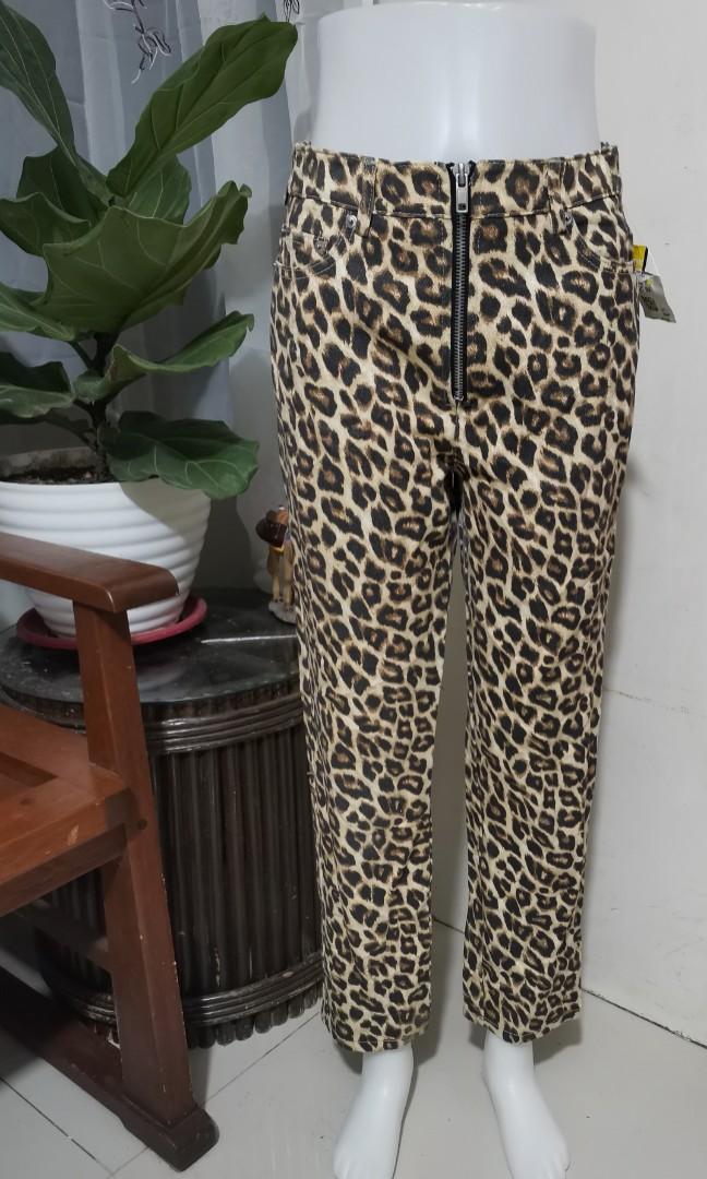 Forever 21 Animal Print Pants (Size 26 