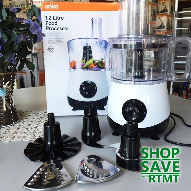 Anko 1.2 Litre Food Processor, Furniture & Home Living, Kitchenware