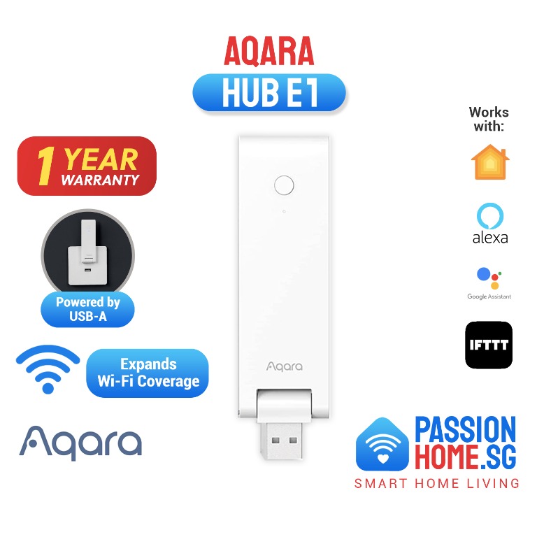 Aqara E1 Hub Gateway with Zigbee 3.0 USB Smart Gateway Remote Control