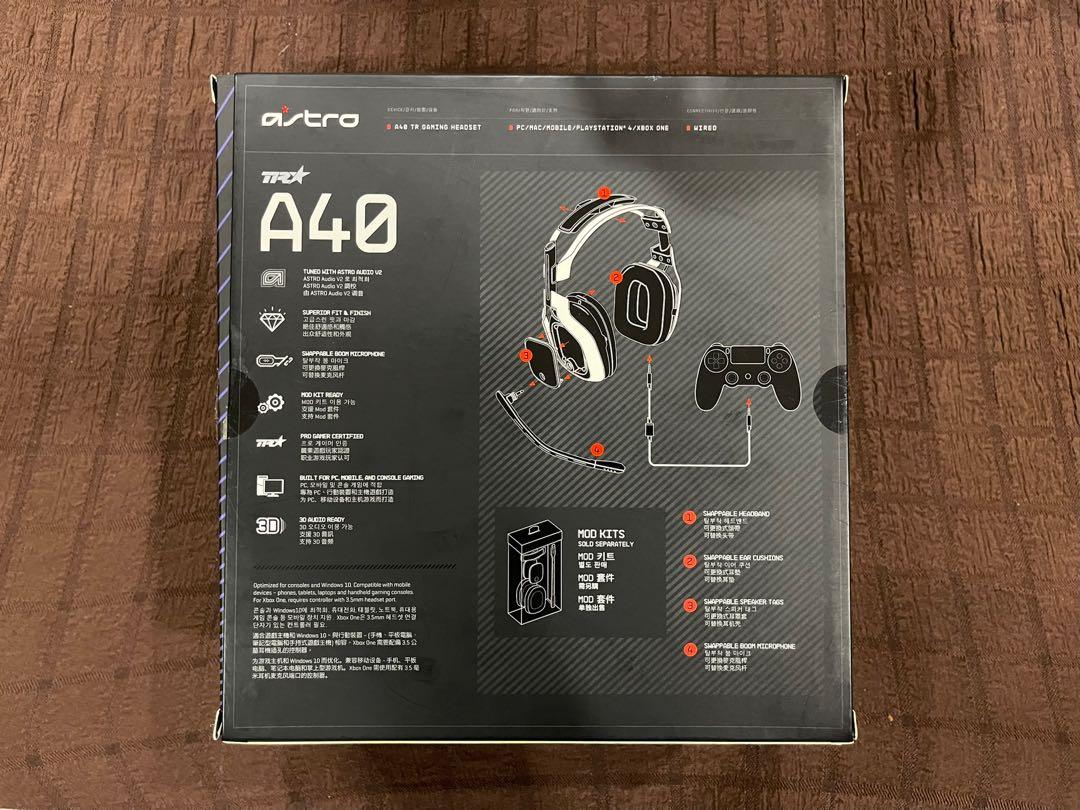 Used Astro A40 TR Wired Gaming Headset for PlayStation 4 PC Mac 