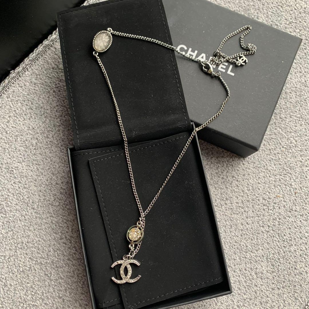 Authentic Chanel Necklace Silver, Women's Fashion, Jewelry & Organizers,  Necklaces on Carousell