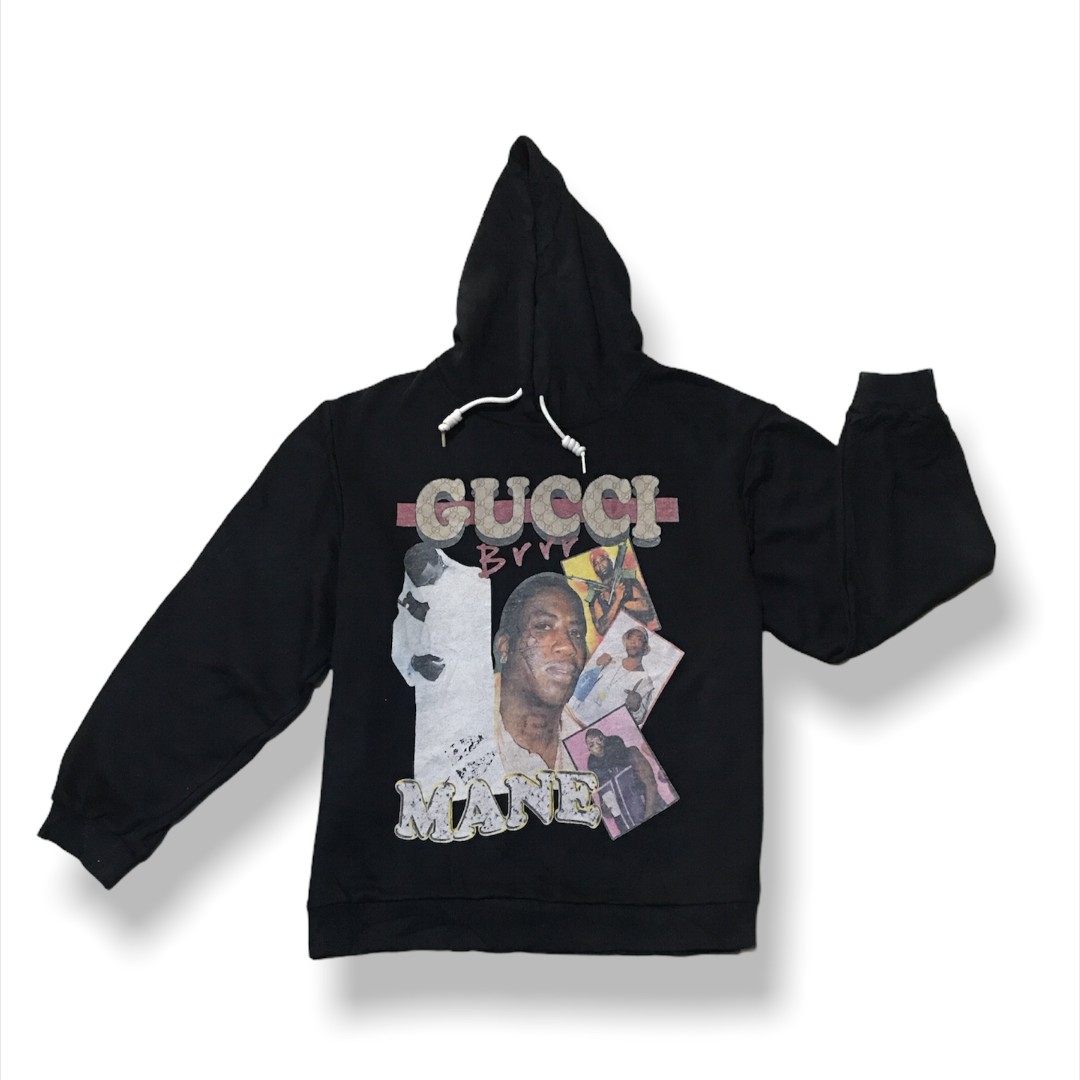 Authentic Gucci Mane Hoodie, Luxury, Apparel on Carousell