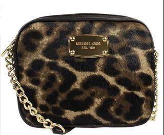 *FOC MK HAMILTON*Authentic michael kors leopard sling bag