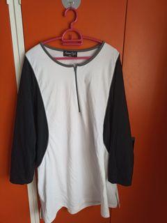 Baju Muslimah Putih Hitam Murah