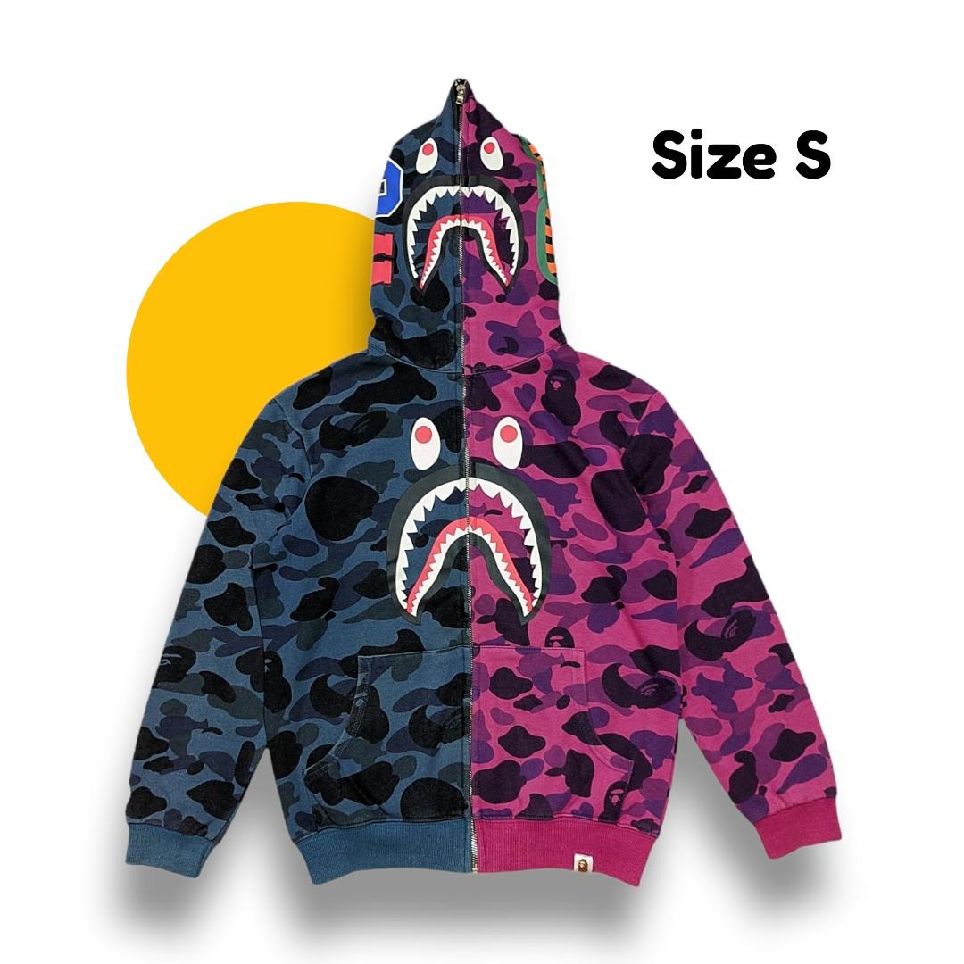 Harga bape sales shark hoodie original