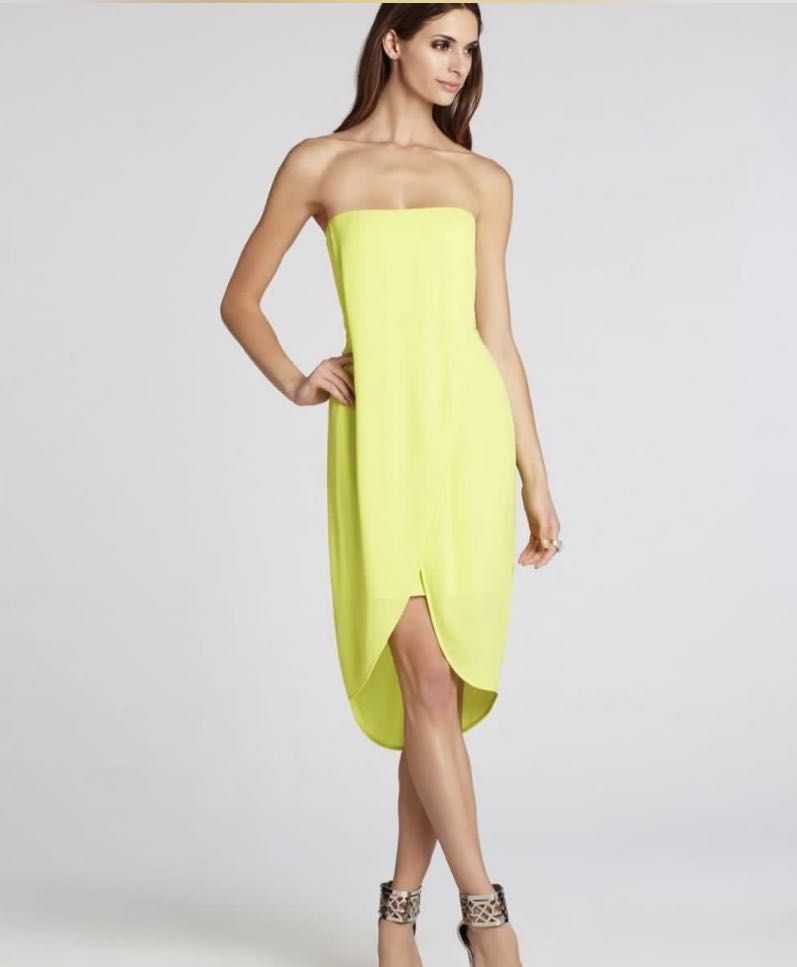Bcbg hotsell neon dress