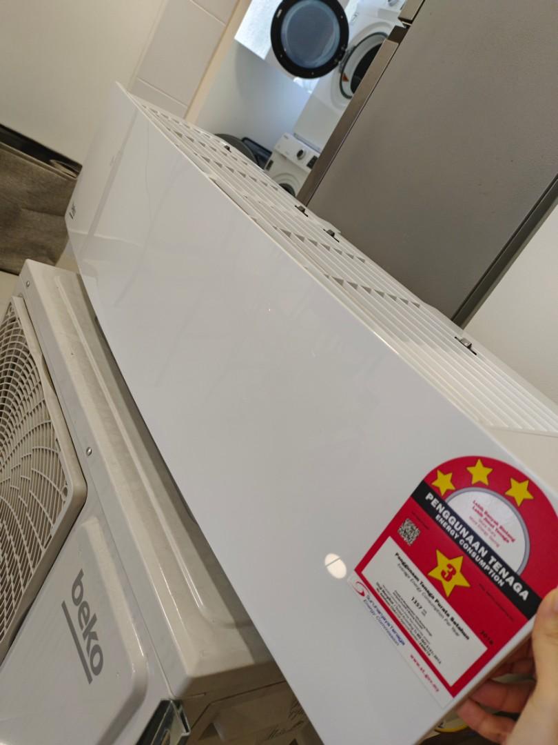 BEKO 1HP 1.0HP Aircond Non Inverter R32 Air Conditioner BMFOA090, TV