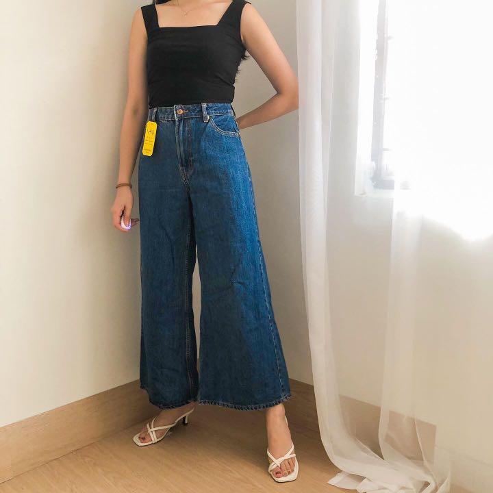 BERSHKA highwaist culotte wide leg 