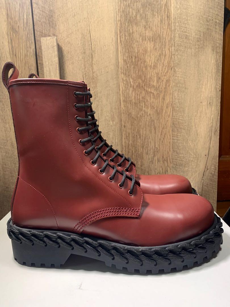 Balenciaga sales bottes bordeaux