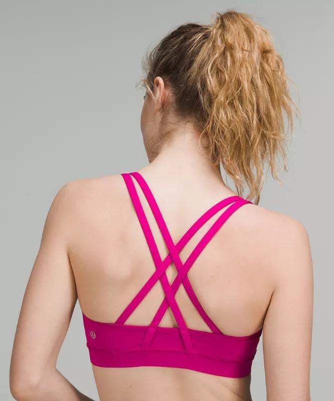 Lululemon Energy Bra Raspberry Pink NWT 12 