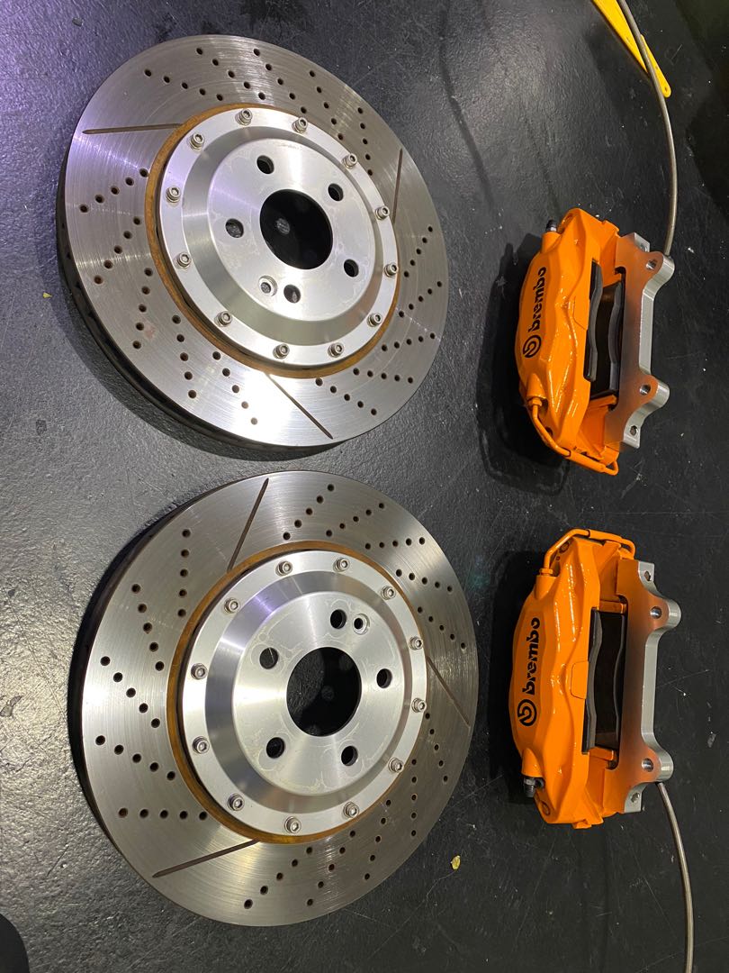 ICONIC BREMBO BIG BRAKE KIT REPLACEMENT BREMBO PAD SET main image 1