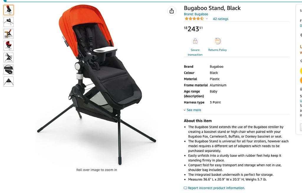 Bugaboo stand Adapter for Donkey Babies Kids Going Out