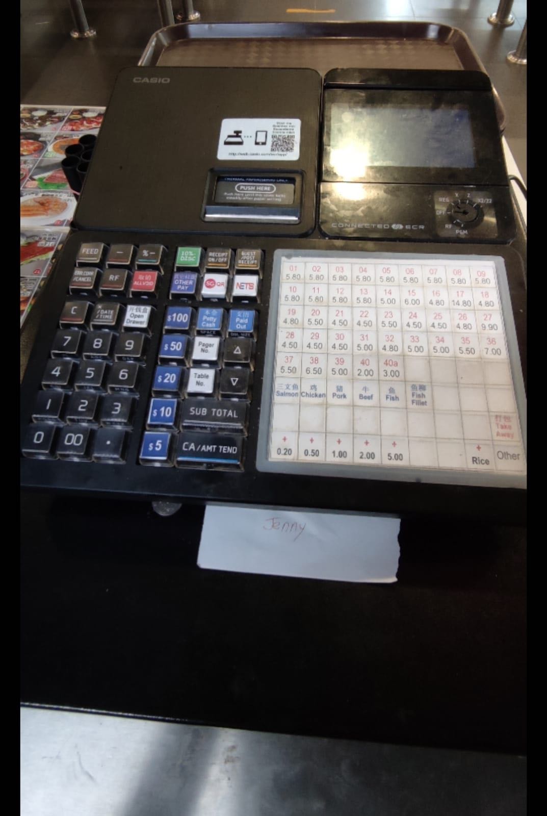 Casio bluetooth cash register best sale