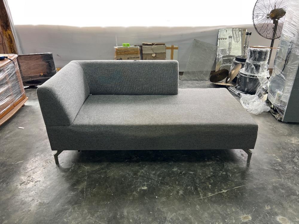 Chaise Lounge Sofa Grey Colour