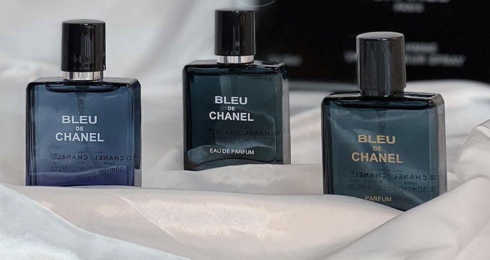 CA Bleu de Chanel Gift Set 3ni1mini perfume for Men 3x30ml oil based