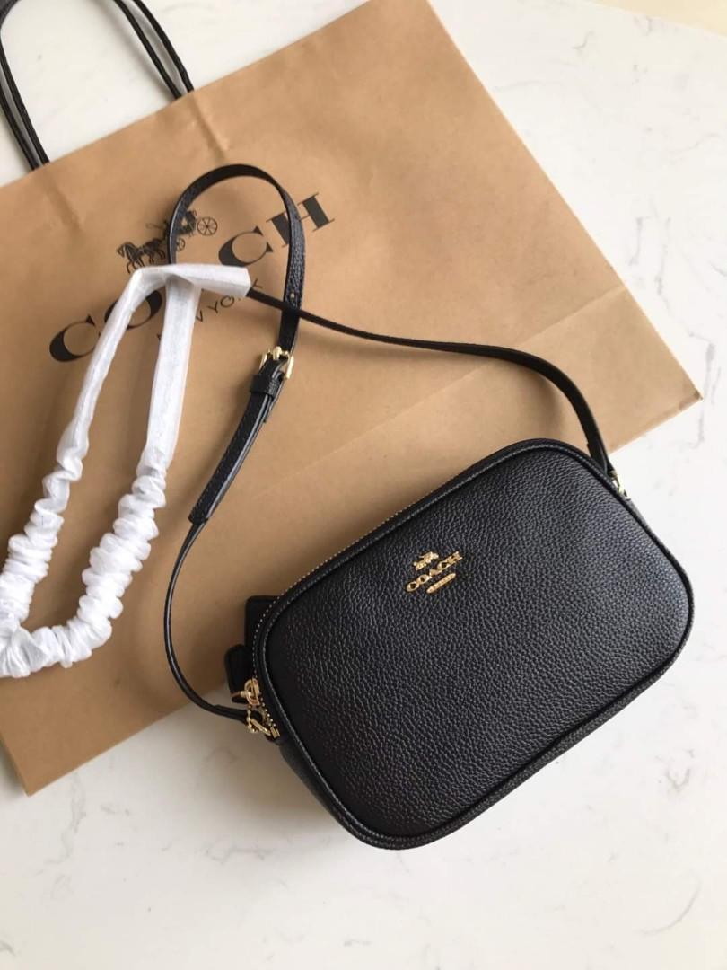 Coach double zip sling bag deals