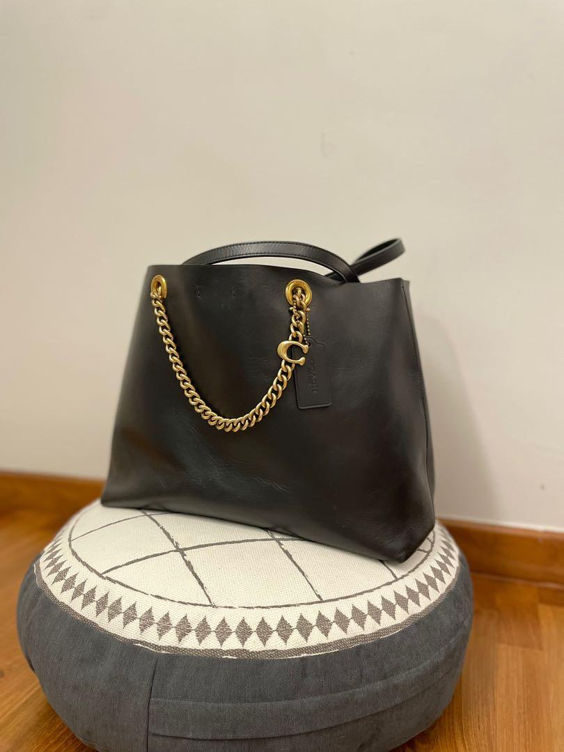 Signature chain deals convertible tote