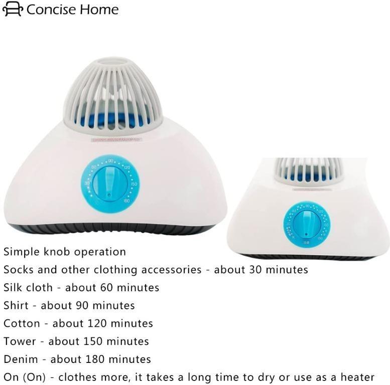 Concise Home Portable electric clothes dryer 1000W large capacity 10kg