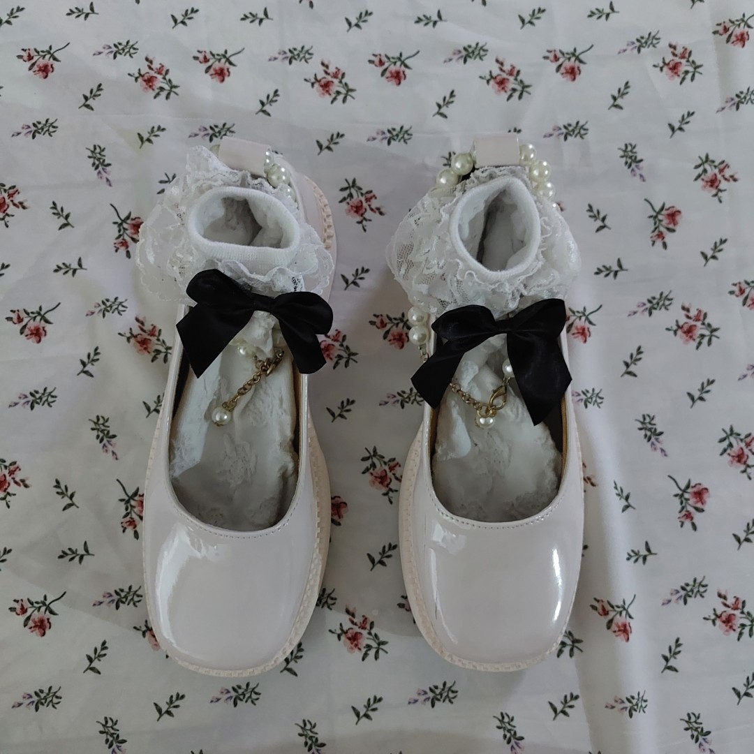 coquette mary janes pearls heels shoes ☆SOLD☆, Women's Fashion, Footwear,  Sandals on Carousell