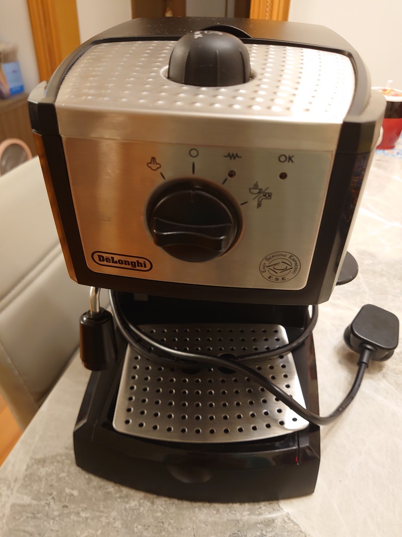 Delonghi EC155 espresso coffee machine 咖啡機 連大量配件 portafilter 等, 家庭電器