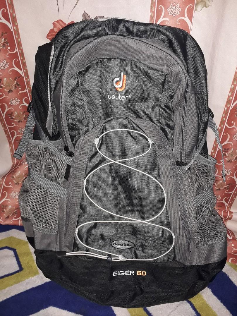 Deuter eiger 60, Men's Fashion, Bags, Backpacks on Carousell
