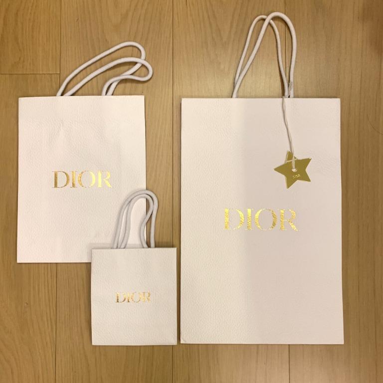 Dior 迪奧 名牌 精品 紙袋 購物袋 送禮 包裝袋 緞帶